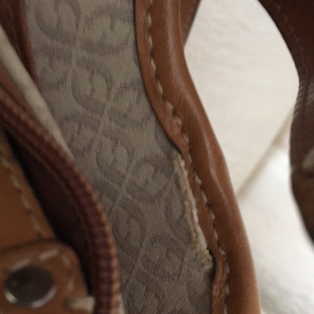 Fossil Signature Canvas Satchel - image 6
